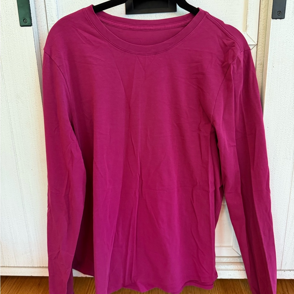 Lululemon Love Long Sleeve Women's Fuschia Pink Top